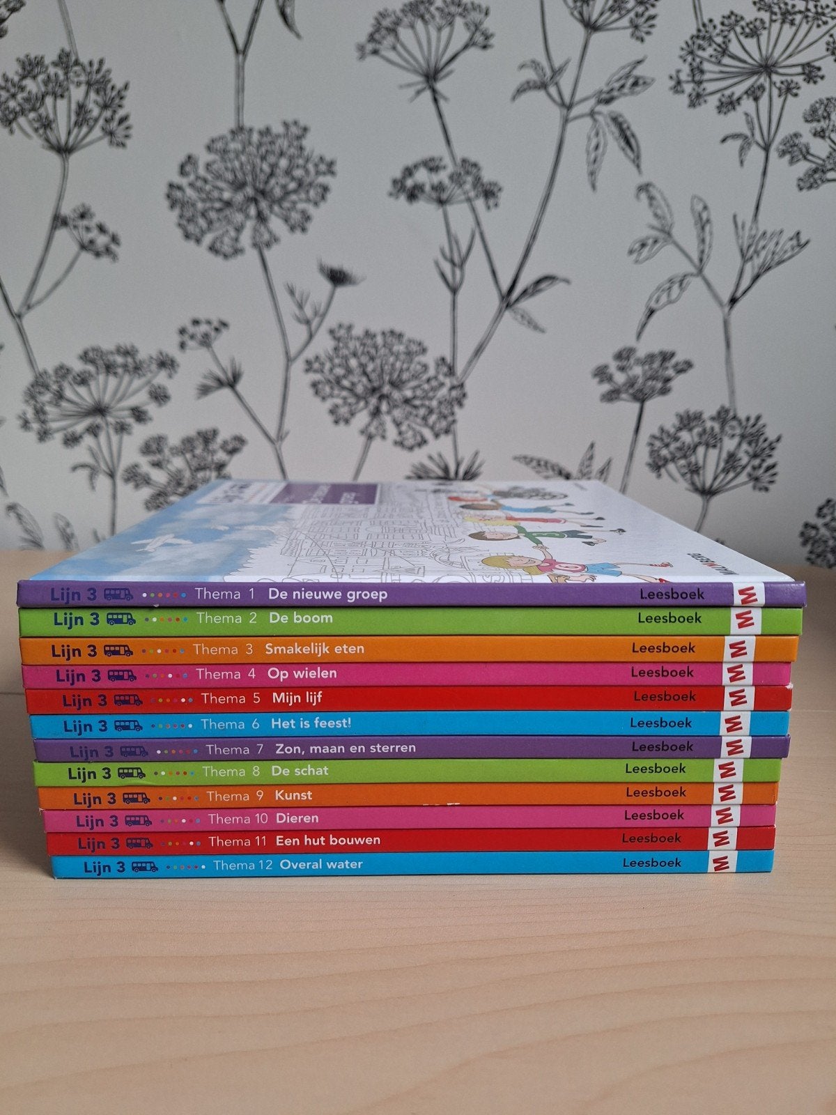 compleet set leesboekjes Lijn 3 thema 1-12, Boeken, Ophalen of Verzenden, Gelezen, Overige niveaus, Nederlands