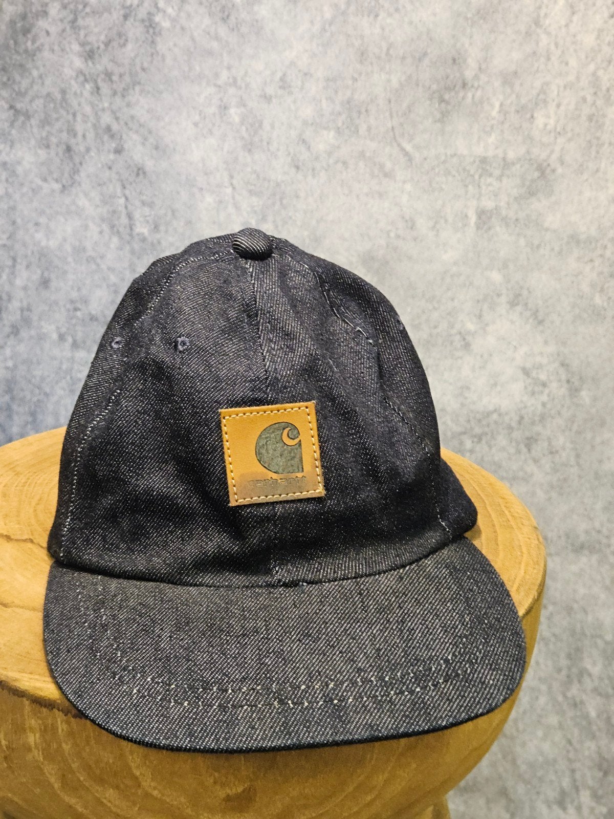 Zwarte Vintage Carhartt Verstelbare Pet - Denim Look, Verzenden, Carhartt, One size fits all, Pet