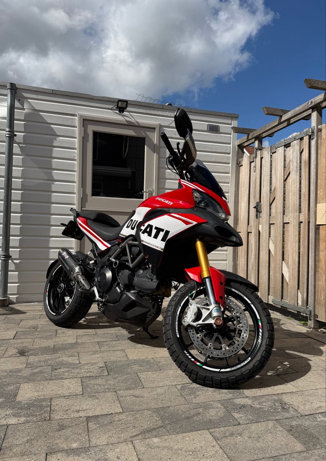 Ducati Multistrada 1200 S – Koffers & originele onderdelen, 2 cilinders, 1199 cc, Motorrijbewijs A, Gebruikt
