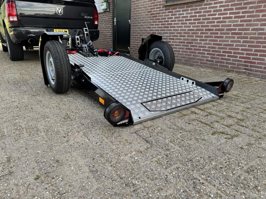 Afzinkbare Verlaagbare Opvouwbare Motortrailer 1/2 motoren, Niet ingevuld, Nieuw, Niet ingevuld, Niet ingevuld