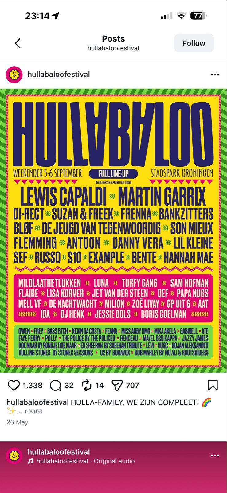 2 Hullabaloo weekend festival tickets voor helft van geld, Tickets en Kaartjes, Evenementen en Festivals, Twee personen