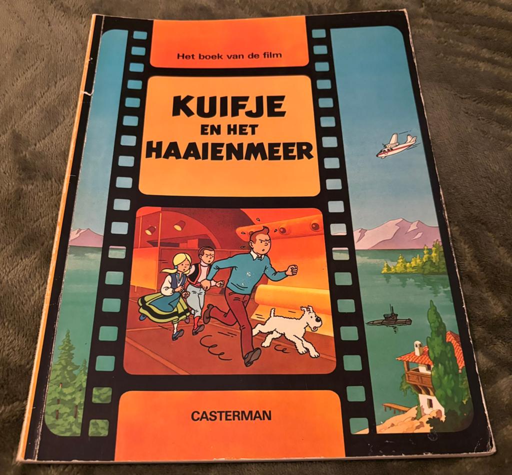 De avonturen van Kuifje strip: Kuifje en het haaienmeer, Eén stripboek, Ophalen of Verzenden, Gelezen
