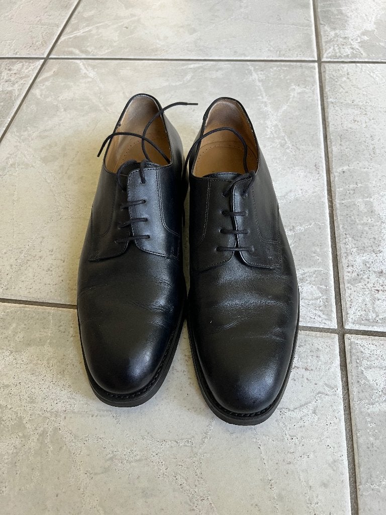 Nieuw paar Derby Veterschoenen van Defensie maat 9M.43, Verzenden, Zwart, Derby van Defensie, Nieuw