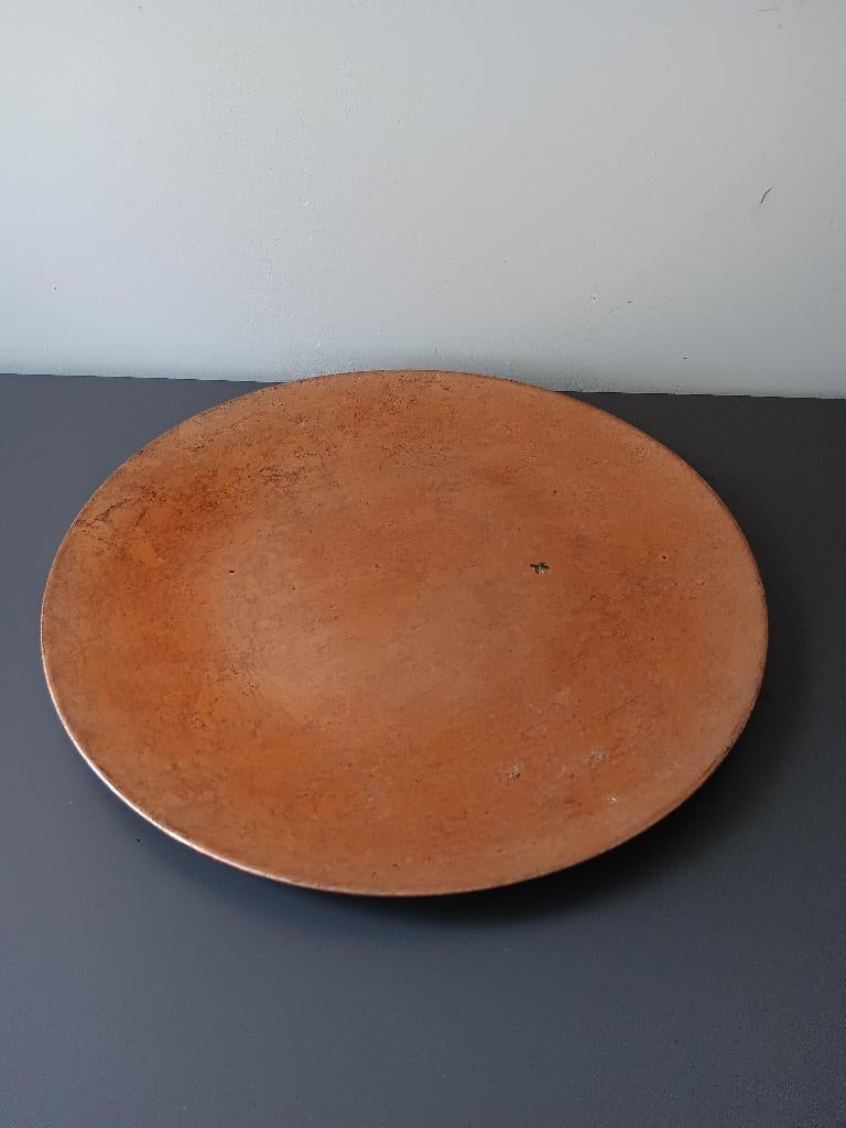 Goudkleurige decoratieve schaal kunststof