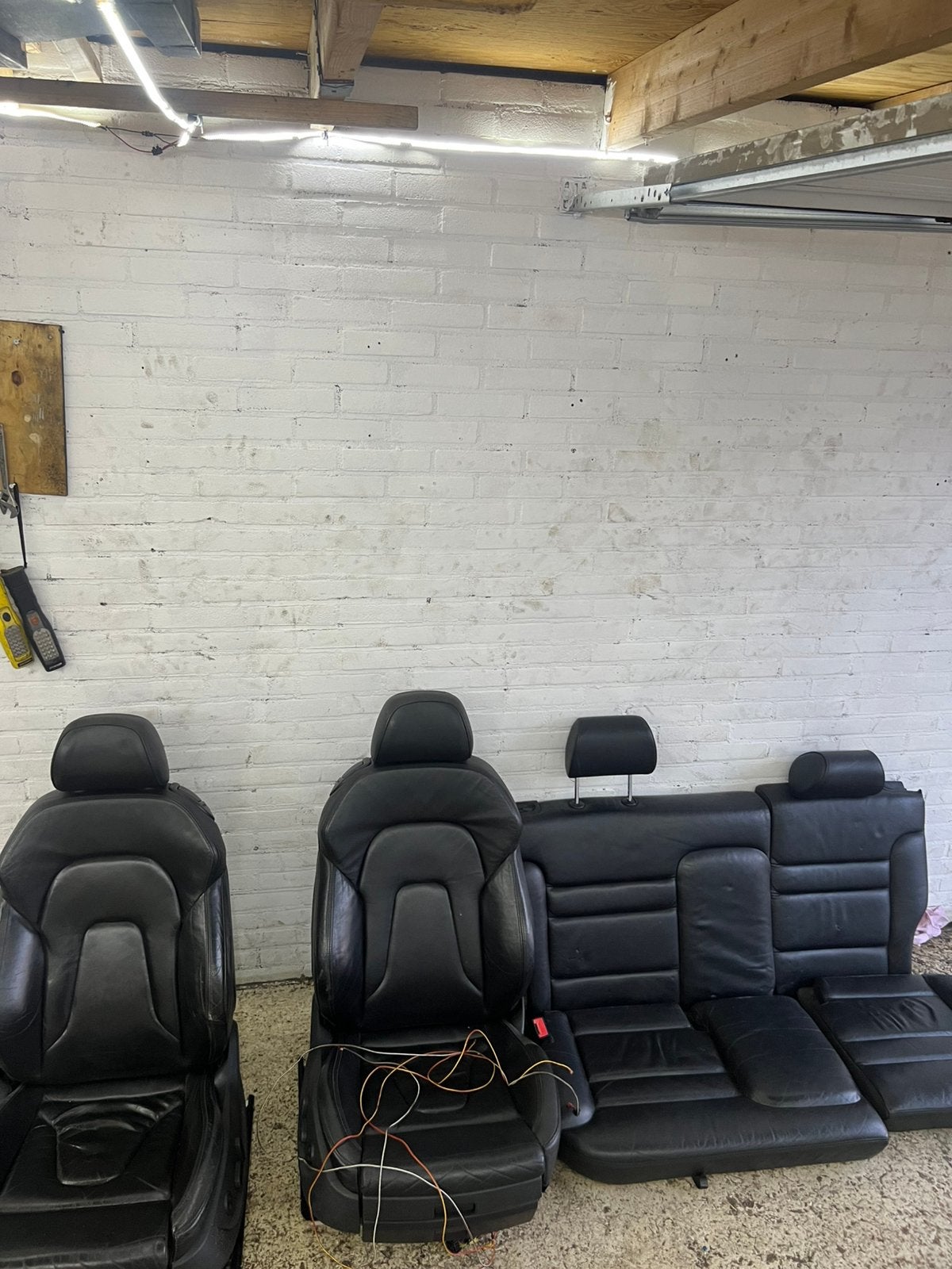 Audi a4 cabrio stoel met achterbank set, Ophalen, Seat