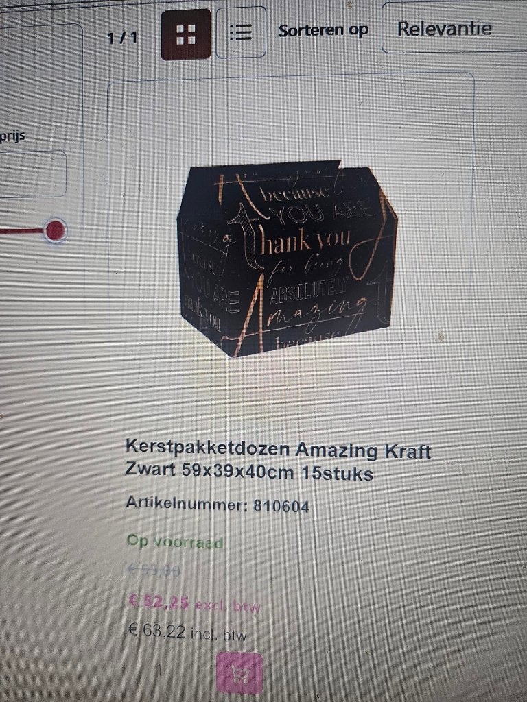 Kerstpakket dozen (59x39x40), Diversen, Ophalen, Nieuw