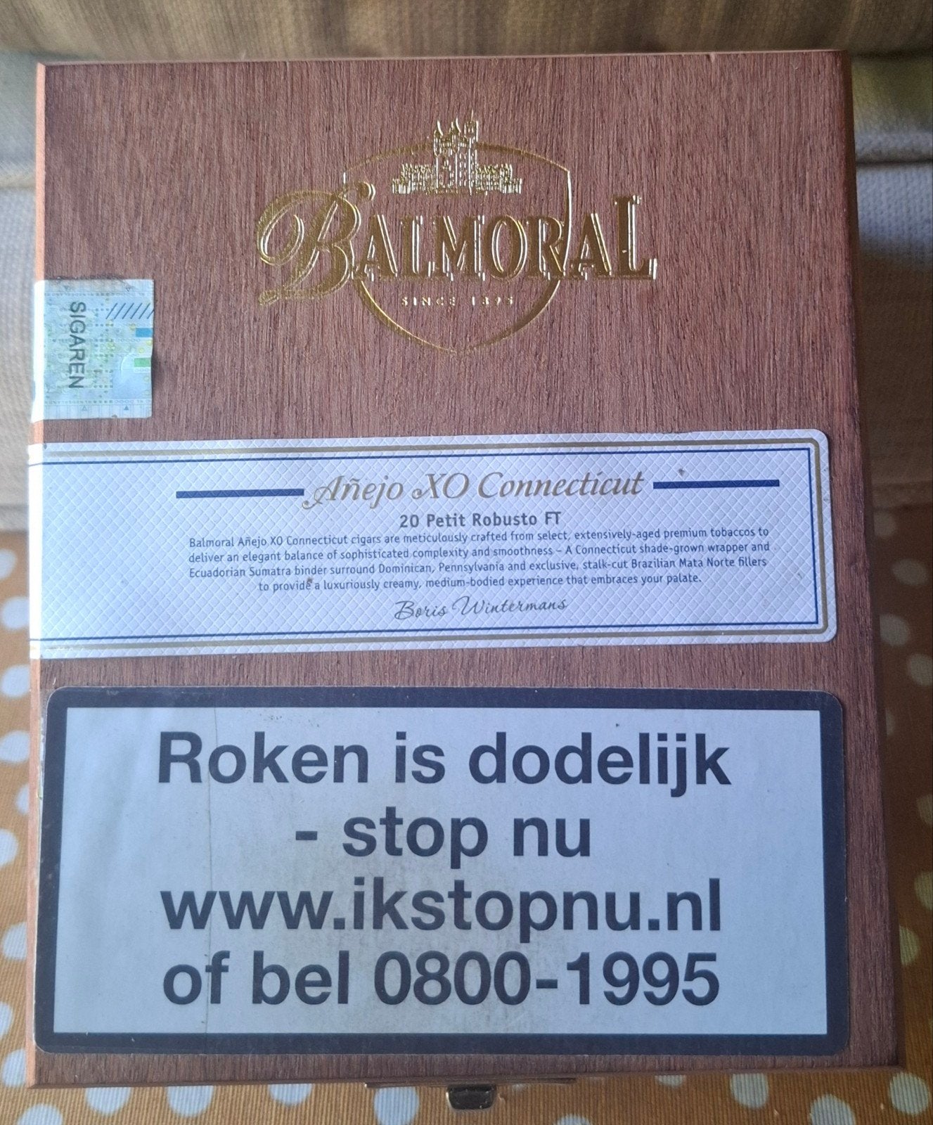 Mooie Balmoral sigarenkist voor 50 cigarillo's, Ophalen of Verzenden
