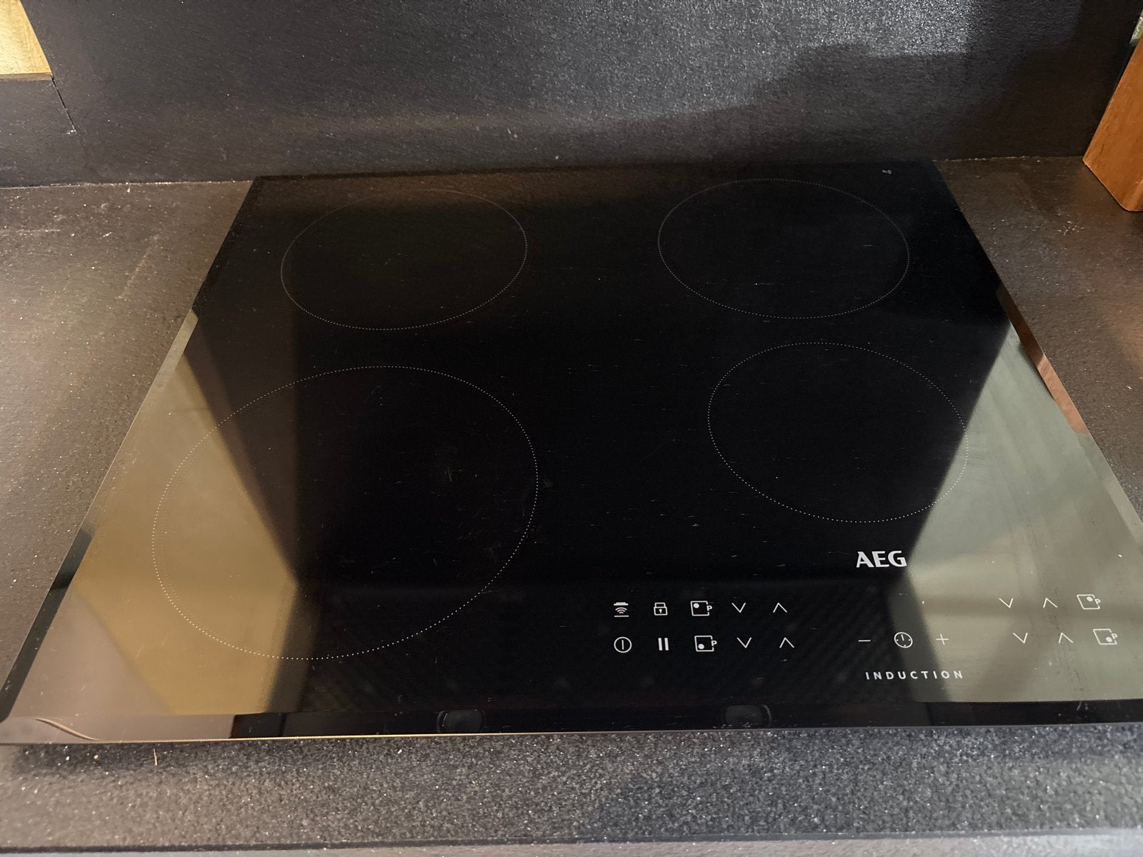 AEG Inductiekookplaat - Zo goed als nieuw, Zo goed als nieuw, Inbouw, Inductie, 4 kookzones