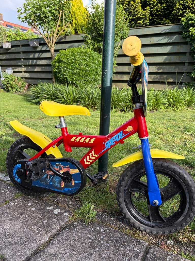Jongensfiets - Zo goed als nieuw, Ophalen, Terugtraprem, Zijwieltjes, Onbekend