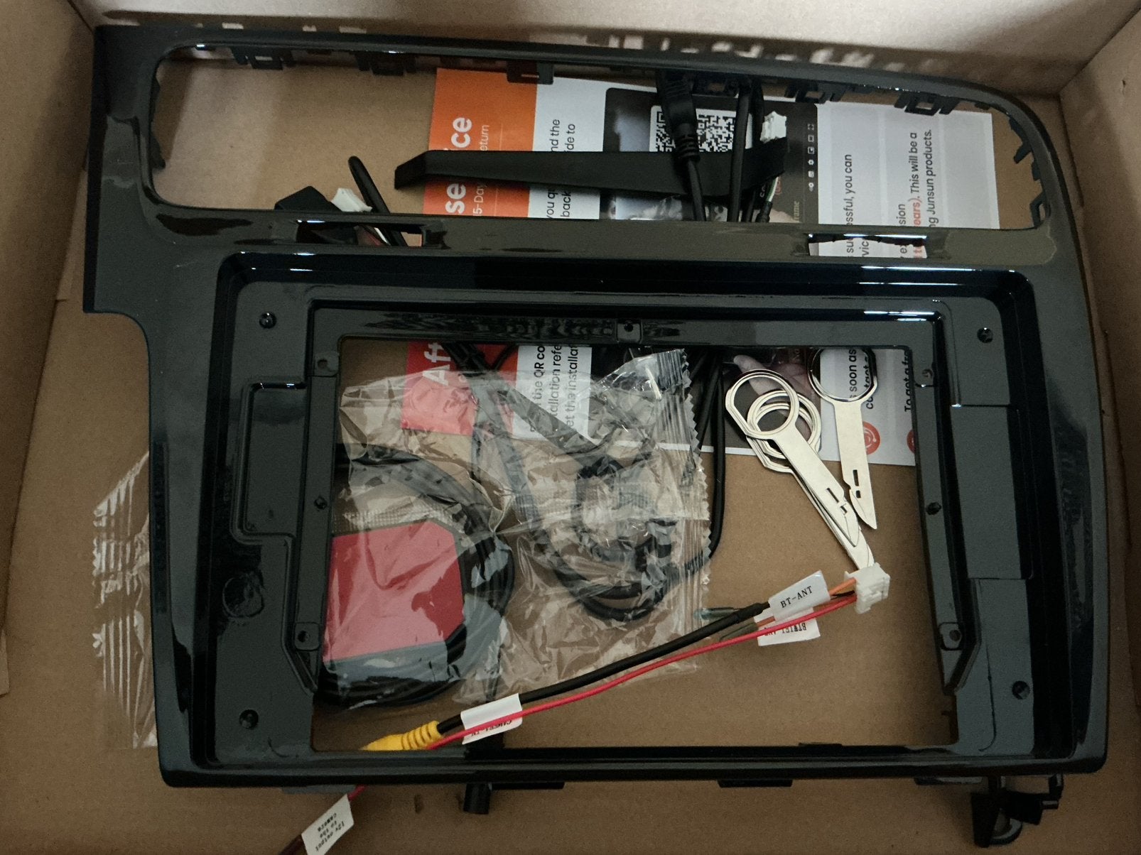 2-din paneel 10 “ met aflegvak VW golf 7. 2012-2020, Ophalen of Verzenden, Zo goed als nieuw