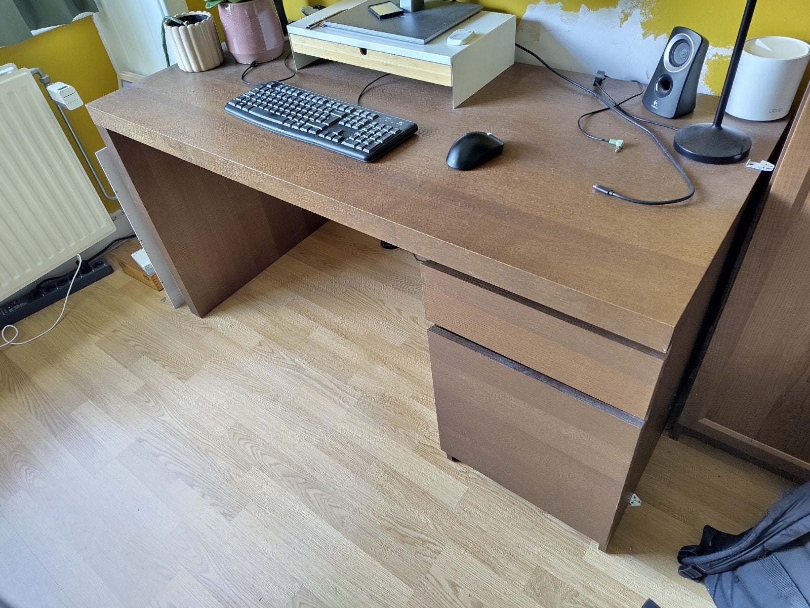 Bureau Malm IKEA, Ophalen, Gebruikt, 140 cm