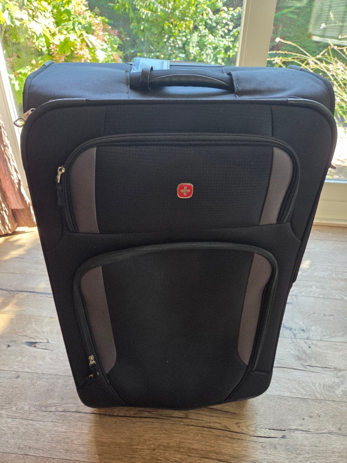 Swiss Gear Koffer - Zwart, 80x44x29 cm, Ophalen, 40 tot 60 cm, Wieltjes, Gebruikt