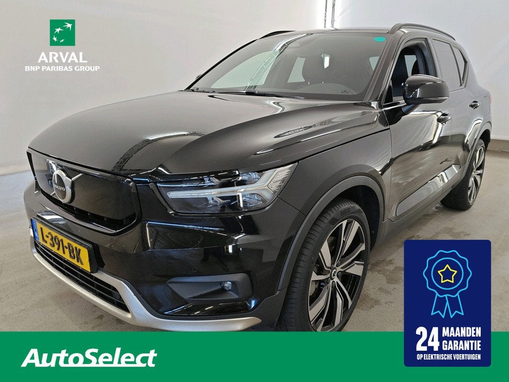 Volvo XC40 78 kWh 408pk Recharge P8 AWD R-Design | SOH 92% |, Auto's, Volvo, 1300 min, Gebruikt, 24 maanden, Zwart