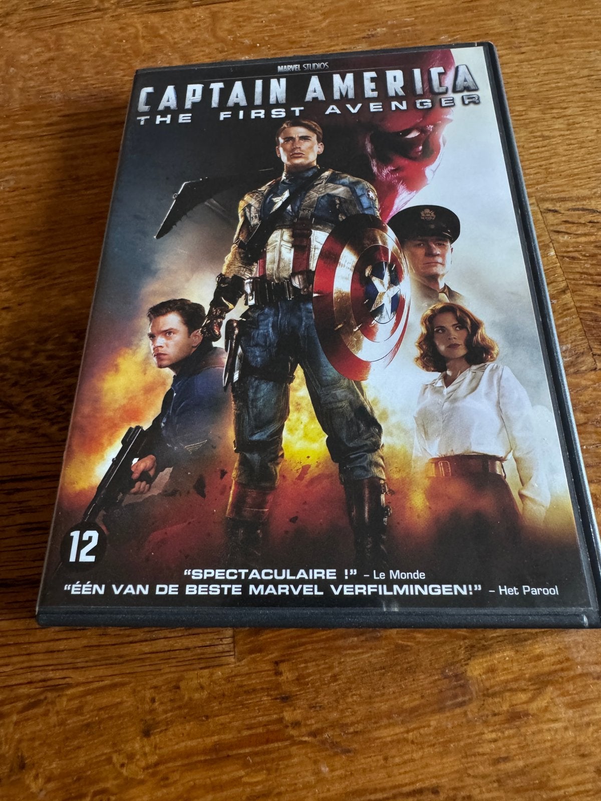 Dvd Captain America the First Avenger, Vanaf 12 jaar, Ophalen of Verzenden, Zo goed als nieuw