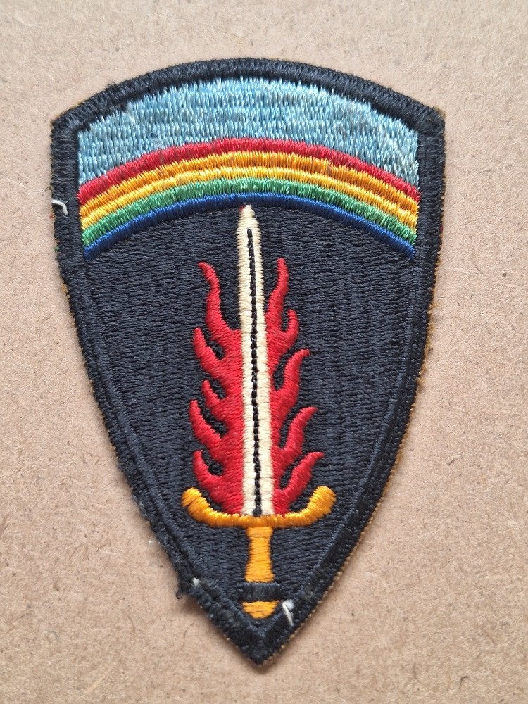 WWII US SHAEF patch large size!, Verzenden, Amerika, Embleem of Badge