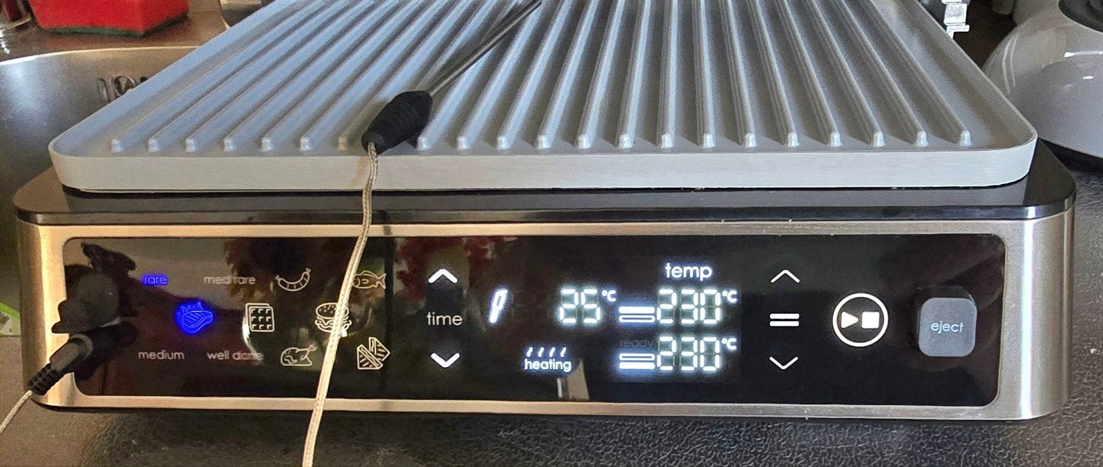 Genius Chef Cerafit Edition Grill met thermometer, Ophalen, Uitneembare platen, Nieuw