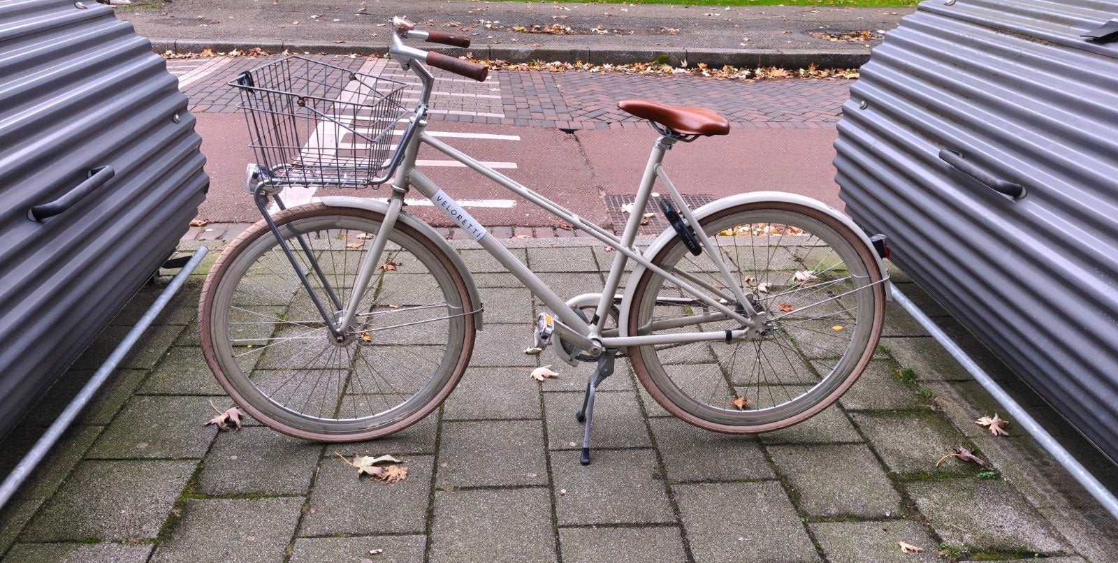 Veloretti Robyn Pebble Grey met mandje 2020, 53 tot 56 cm, Ophalen of Verzenden, Gebruikt