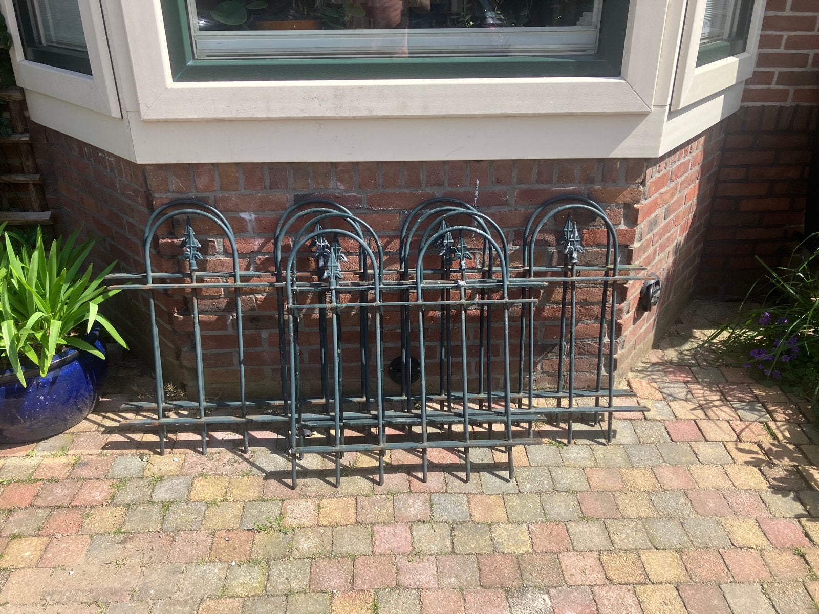 Ijzer hekwerk, Tuin en Terras, Ophalen, Gebruikt, IJzer, Sierhekwerk