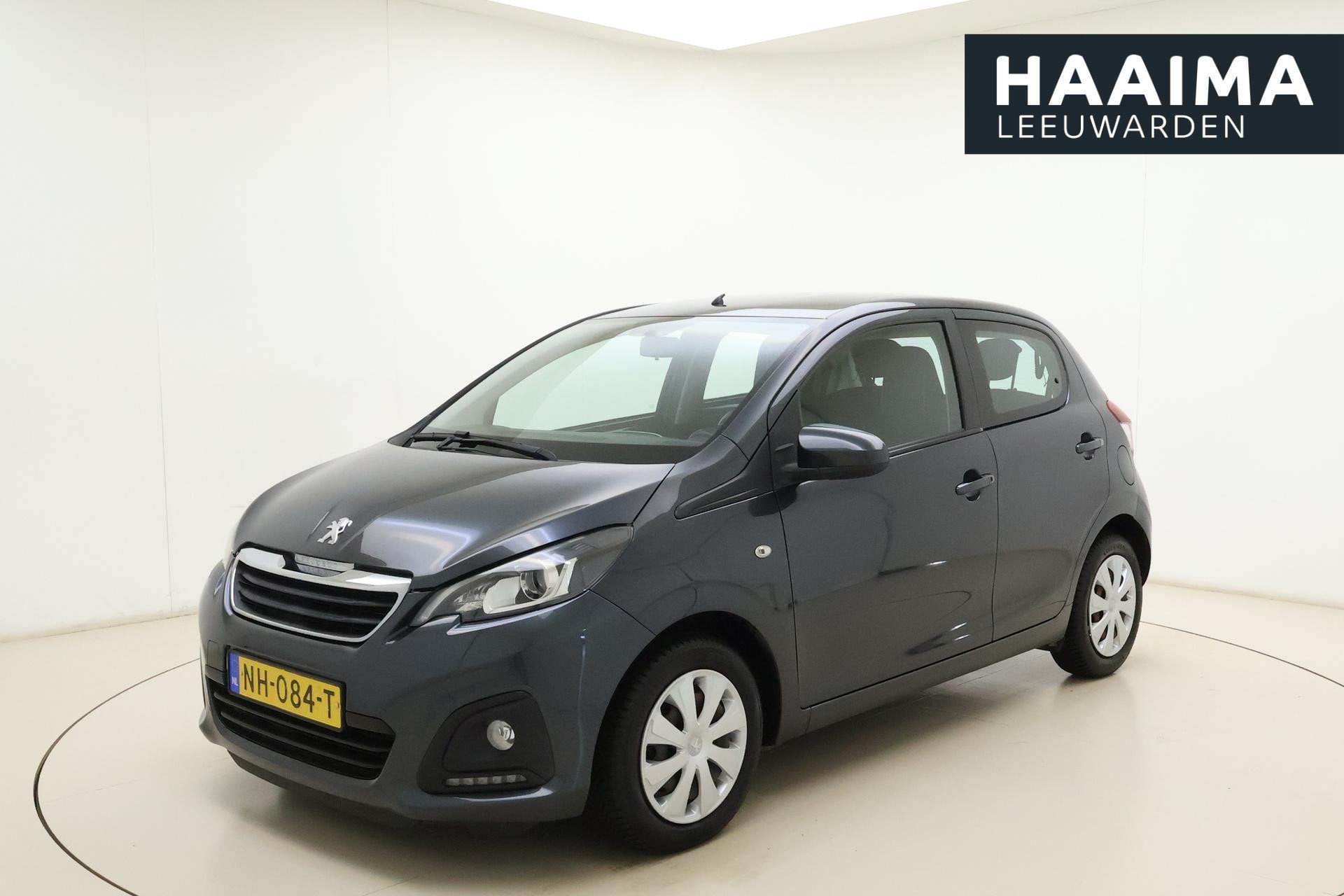 Peugeot 108 1.0 e-VTi 68Pk | Active | Airco | LED | Stuurbed, Auto's, Peugeot, Stof, Zwart, Origineel Nederlands, Bedrijf