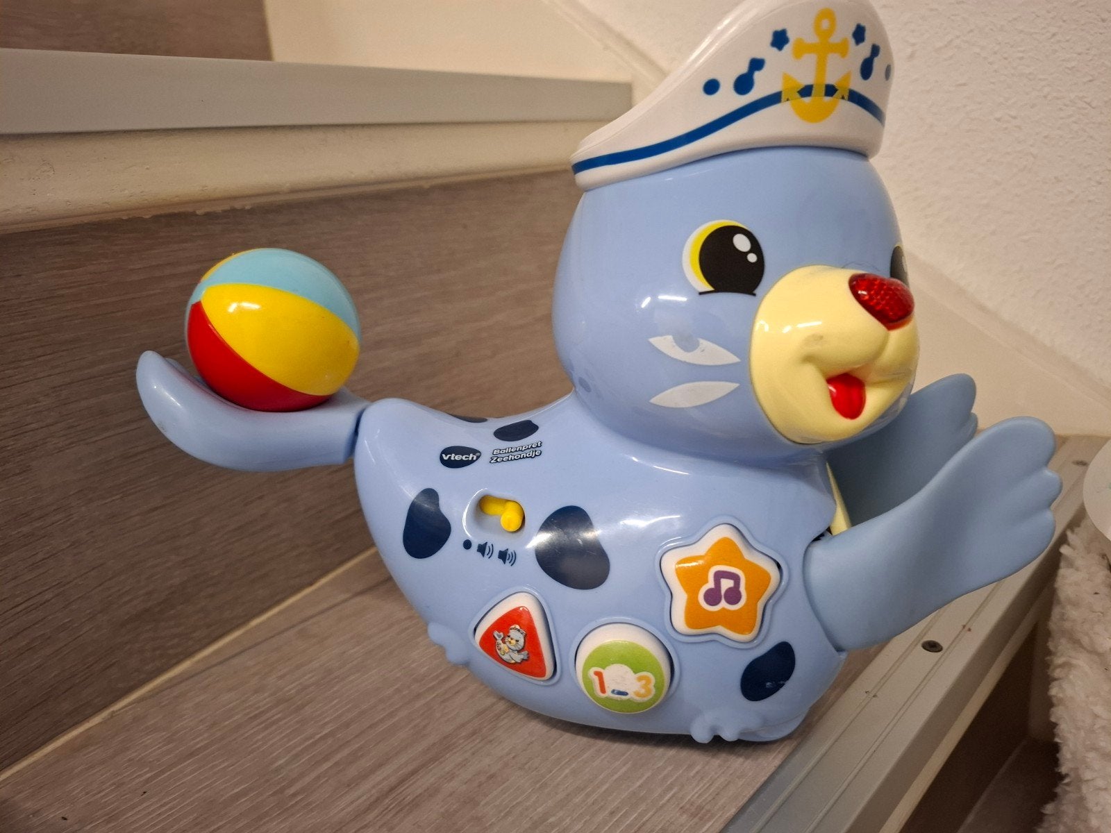 VTech Speel Zeehond: Beweegt, Muziek & Leerzaam Speelgoed, Ophalen of Verzenden, Gebruikt, 6 maanden tot 2 jaar