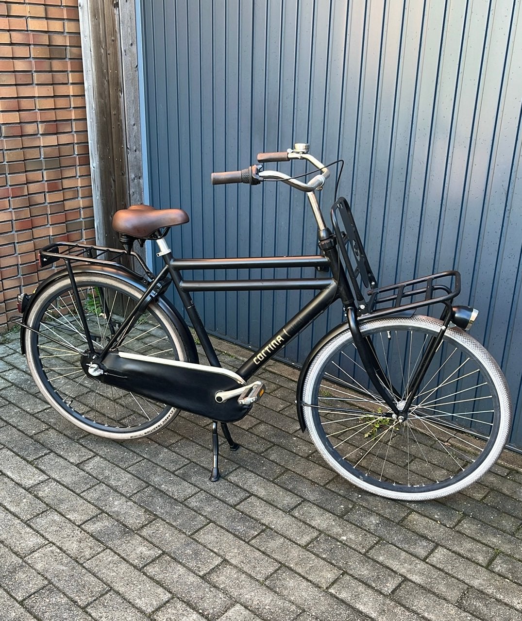 28 inch Cortina U4 heren transportfiets 3V frame 56, Gebruikt, Versnellingen, 53 tot 57 cm, Ophalen
