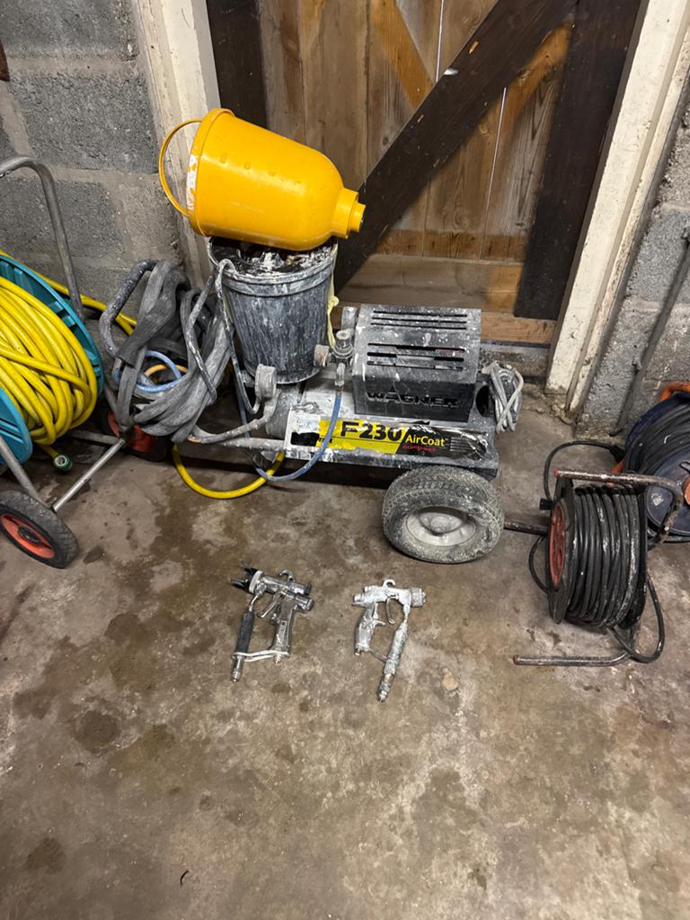 Wagner F230 AirCoat spuit - nagekeken en gekeurd, Ophalen of Verzenden, Gebruikt, Verfspuit of Verfpomp