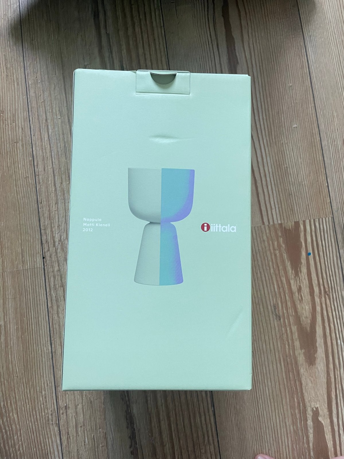 Iittala Nappula plantenpot - Donkergroen - Nieuw in doos, Groen, Nieuw, Ophalen of Verzenden, Modern