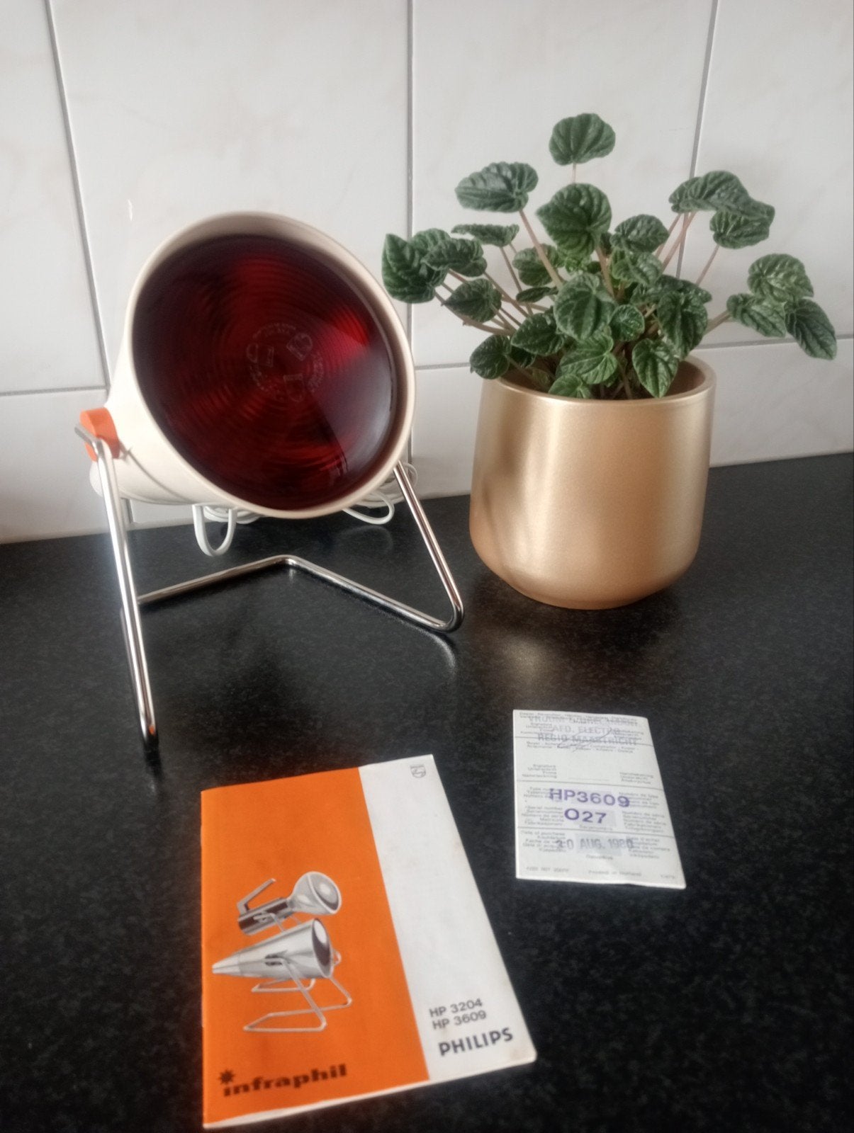 Philips Infraphil Infraroodlamp             Hp 3609 Vintage., Ophalen of Verzenden, Zo goed als nieuw, Lichaamsverzorging