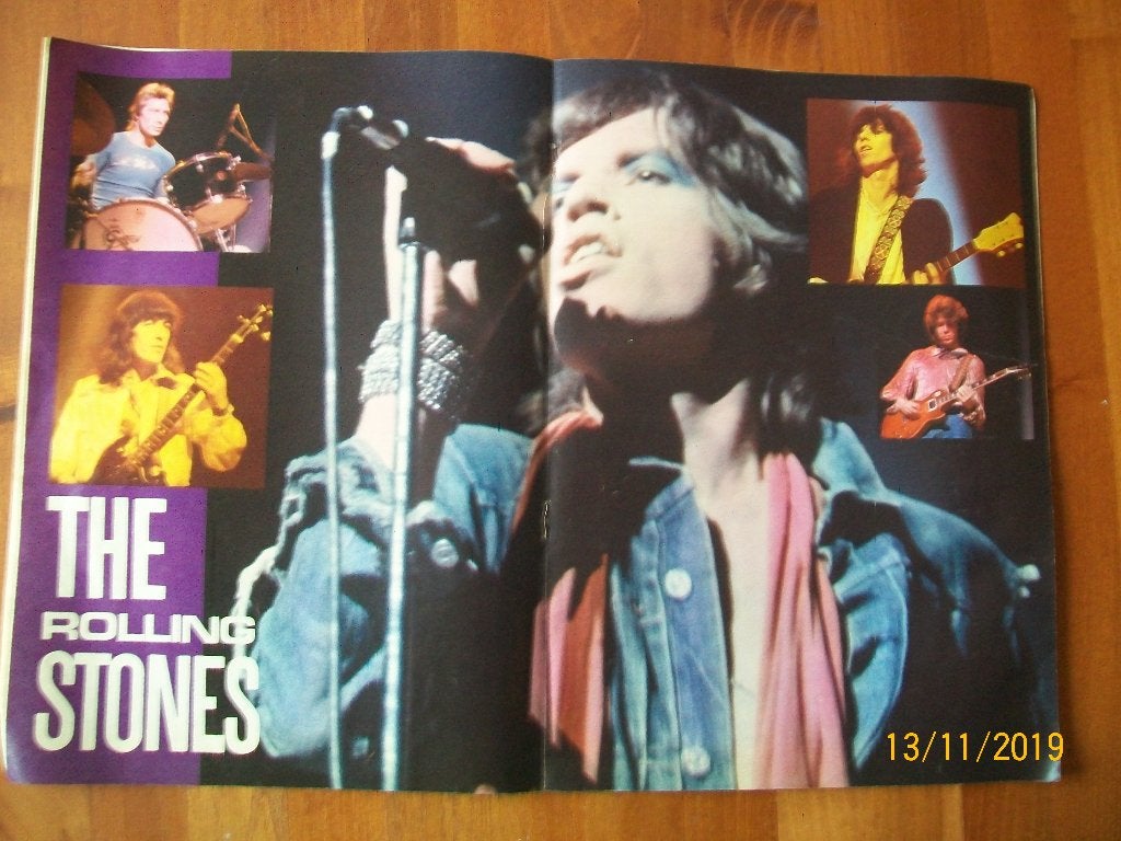 PEP nummer 49 - 1973 ( poster Rolling Stones), Verzenden, Zo goed als nieuw, Boek, Tijdschrift of Artikel