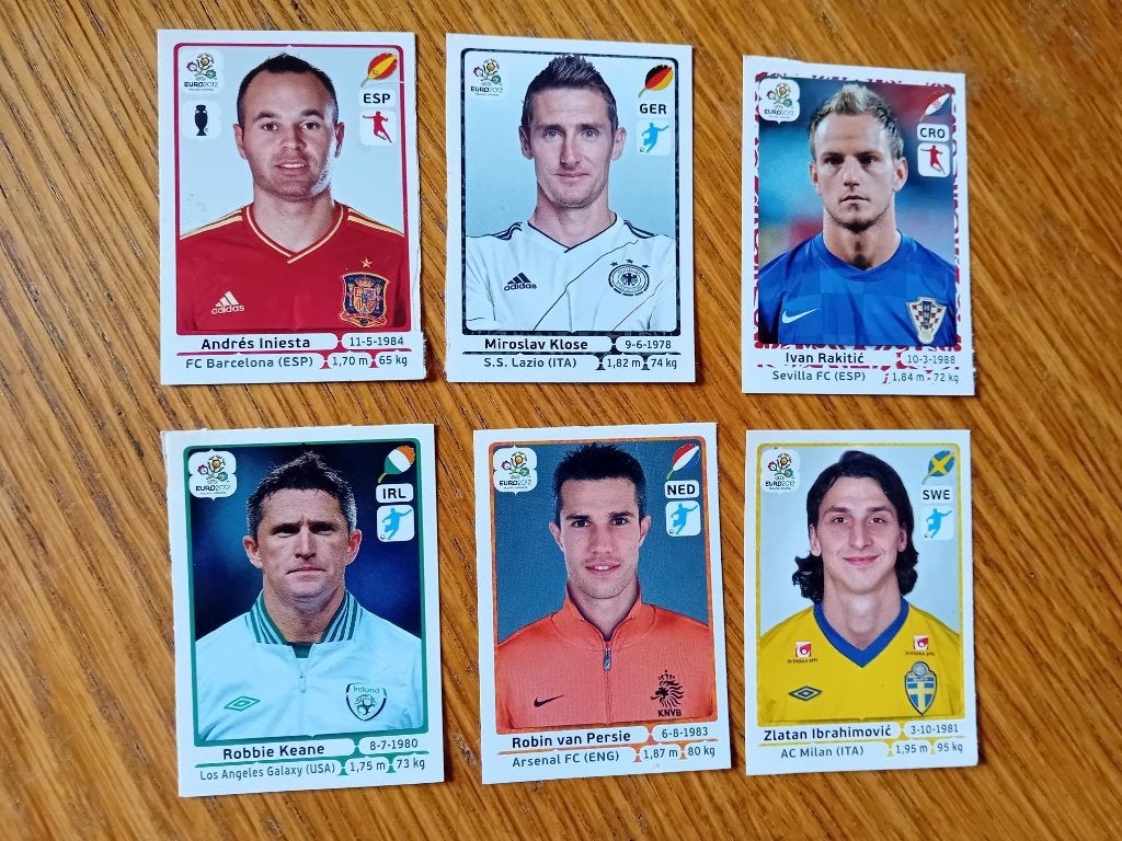 Euro 2012 panini stickers UEFA Poland-Ukraine, Ophalen of Verzenden, Nieuw, Buitenlandse clubs, Poster, Plaatje of Sticker