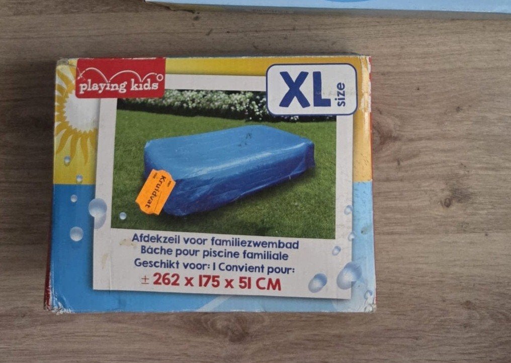 Afdekzeil voor zwembad 265x175x51, Ophalen, Afdekzeil