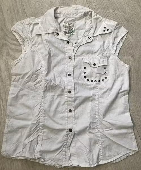 Witte Blouse Maat M capsize, Maat 38/40 (M), Ophalen of Verzenden, Zo goed als nieuw, Wit