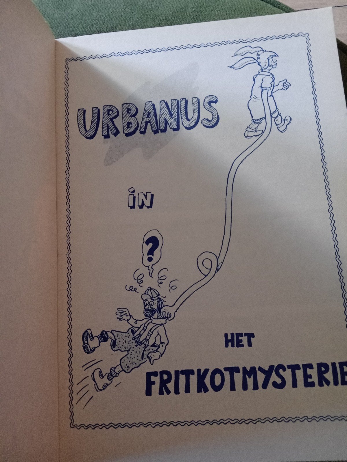 De Avonturen van Urbanus - Het Fritkotmysterie, Gelezen, Eén stripboek, Ophalen of Verzenden, W. Linthout en Urbanus