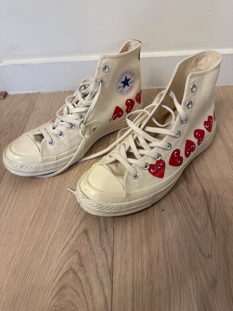 CONVERSE HI COMME DE GARCONS Sneakers, size 8(41.5), Kleding | Heren, Schoenen, Overige kleuren, Ophalen of Verzenden, Sneakers of Gympen