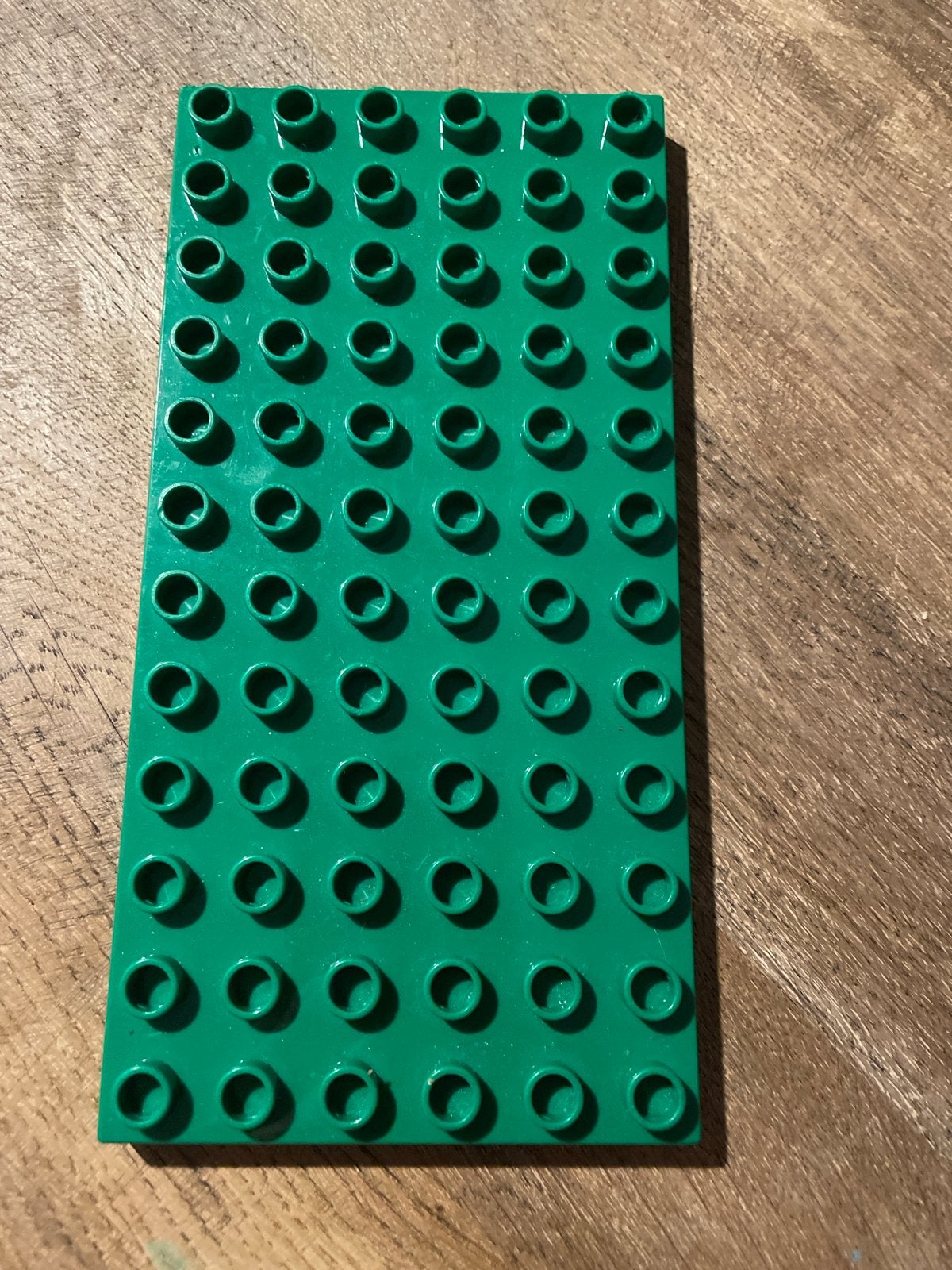 Lego Duplo grondplaat groen 10x19cm (6x12 noppen) gebruikt, Ophalen of Verzenden, Gebruikt, Grondplaat, Duplo