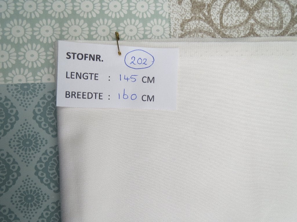 Lap stof wit katoen, Hobby en Vrije tijd, Stoffen en Lappen, 120 cm of meer, Nieuw, Ophalen of Verzenden, Katoen