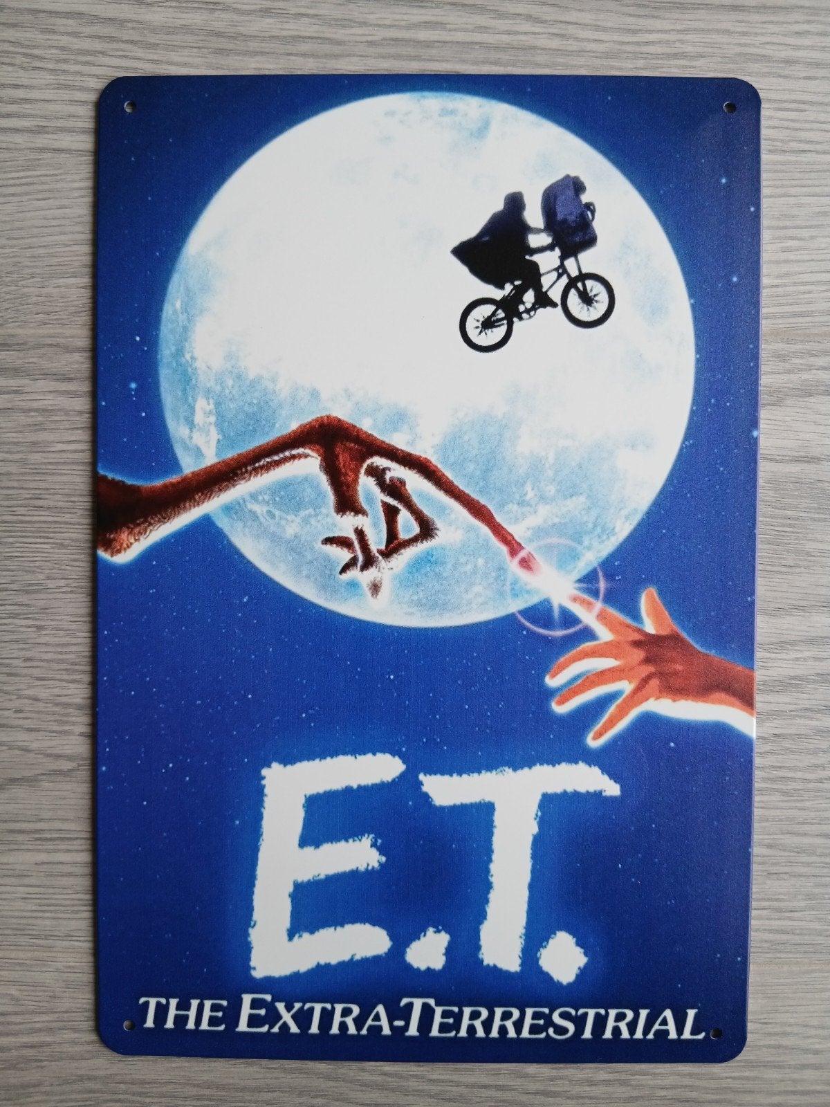 E.T. The Extra Terrestrial 20x30 cm Metalen Reclamebord, Verzamelen, Ophalen of Verzenden, Nieuw, Reclamebord