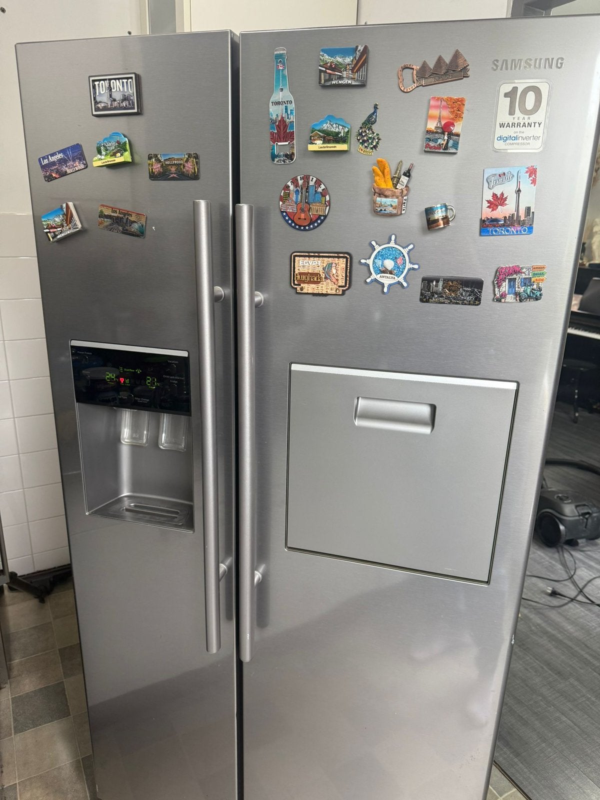Samsung koelkast, 200 liter of meer, Ophalen of Verzenden, Zo goed als nieuw, 160 cm of meer