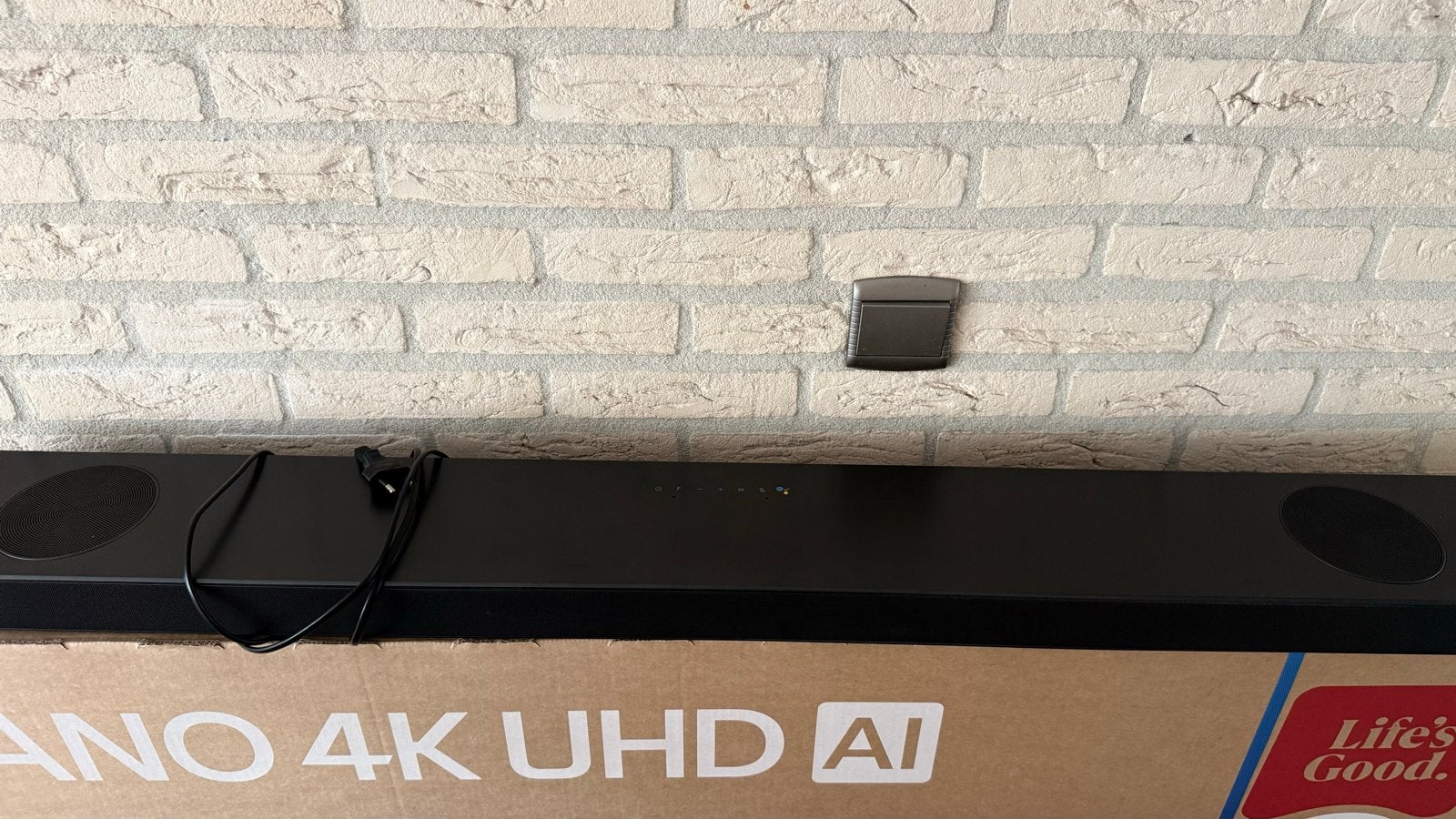 LG Soundbar SN9YG met draadloze subwoofer en afstandsbedieni, Ophalen, Bluetooth, Zo goed als nieuw