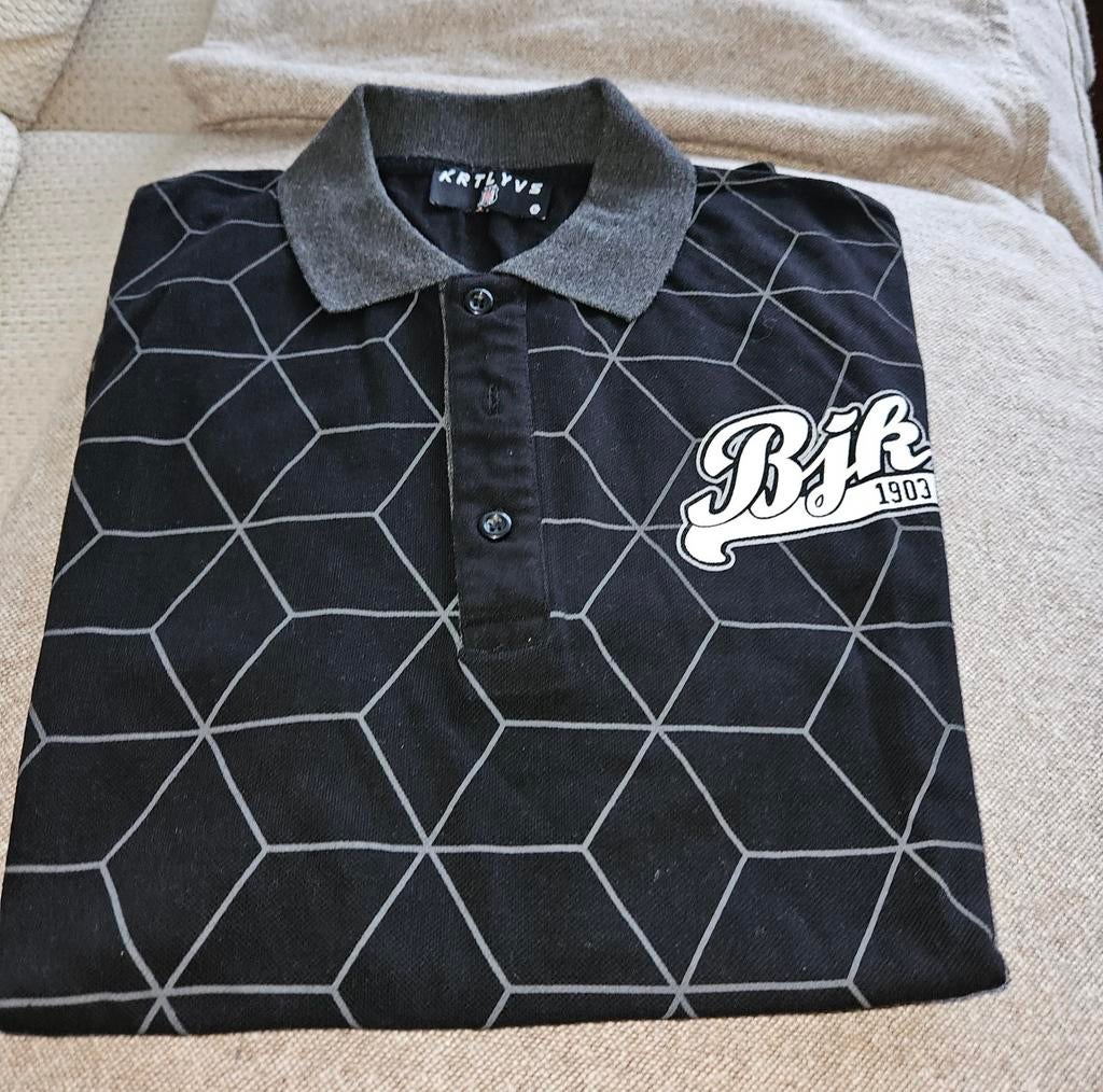 Herenpoloshirt zwart mt L BJK  nieuw, Ophalen of Verzenden, Nieuw, Maat 52/54 (L), Zwart