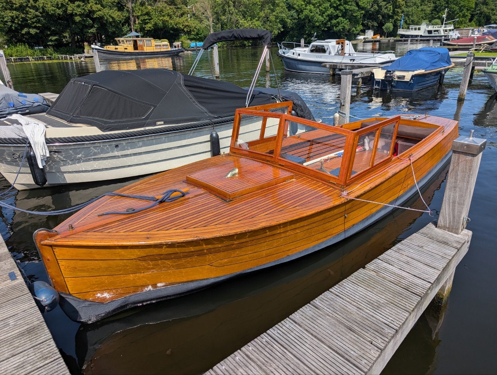 Klassieke Zweedse boot uit 1960 - Volvo Penta motor, Ophalen, Overige merken, Gebruikt, Binnenboordmotor