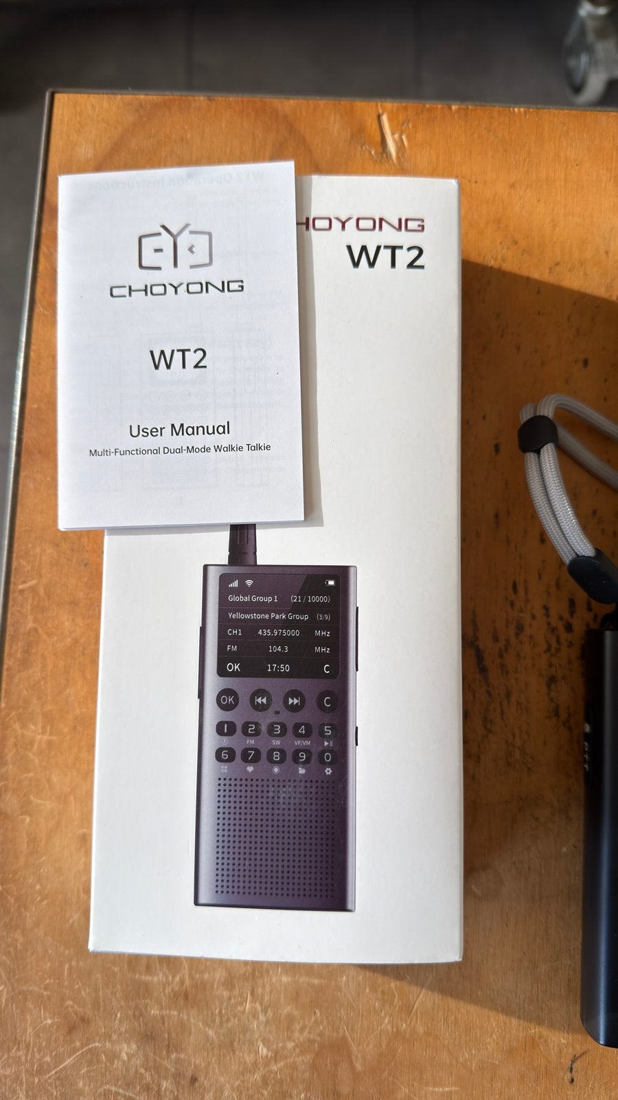 2 x Choyong WT2 Multifunctionele Dual-Mode Walkie Talkie, Telecommunicatie, Ophalen, Nieuw, Minder dan 2 km, Portofoon of Walkie-talkie