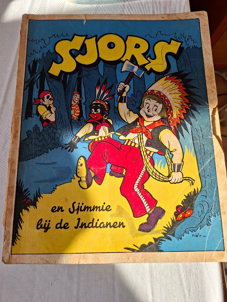 Sjors en Sjimmie bij de Indianen, Boeken, Eén stripboek, Ophalen of Verzenden, Gelezen