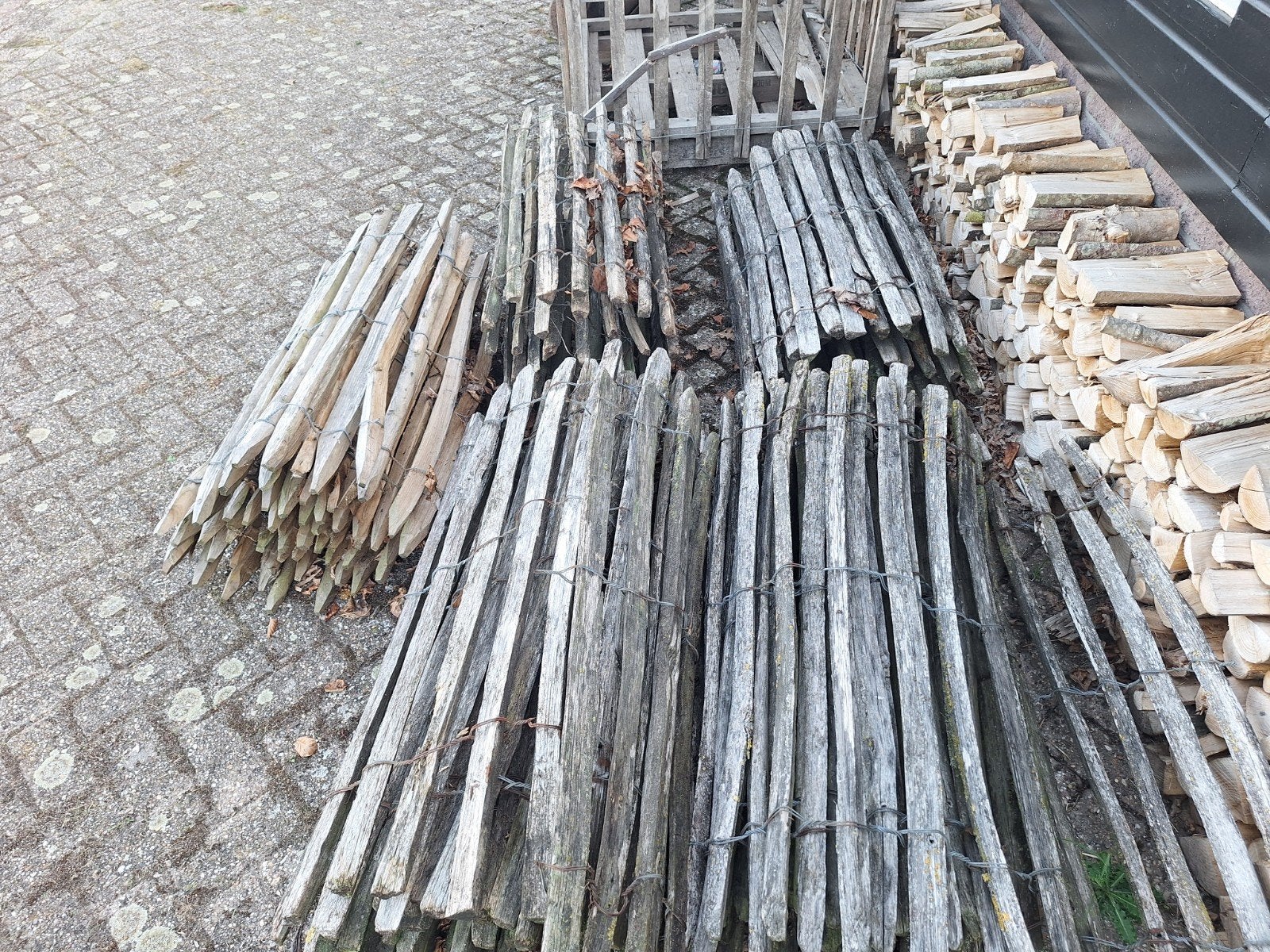 Schapenhek op rol 20m1, hoogte 1 meter, Tuin en Terras, Tuinhekken en Hekwerk, Ophalen, Nieuw, Hout, Tuinhek