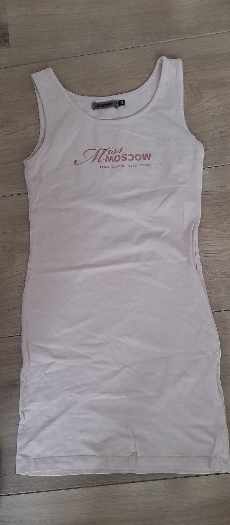 Zalmroze tuniek/ jurk, maat 140, Moscow., Gebruikt, Meisje, Ophalen of Verzenden, Jurk of Rok