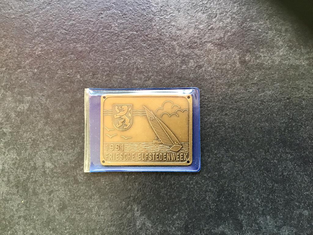 Friese elfstedenweek medaille, penning, Ophalen of Verzenden