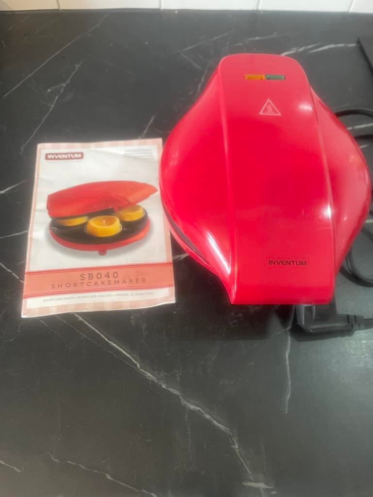 Inventum SB040 SHORTCAKEMAKER, Ophalen of Verzenden, Zo goed als nieuw, Bakvorm