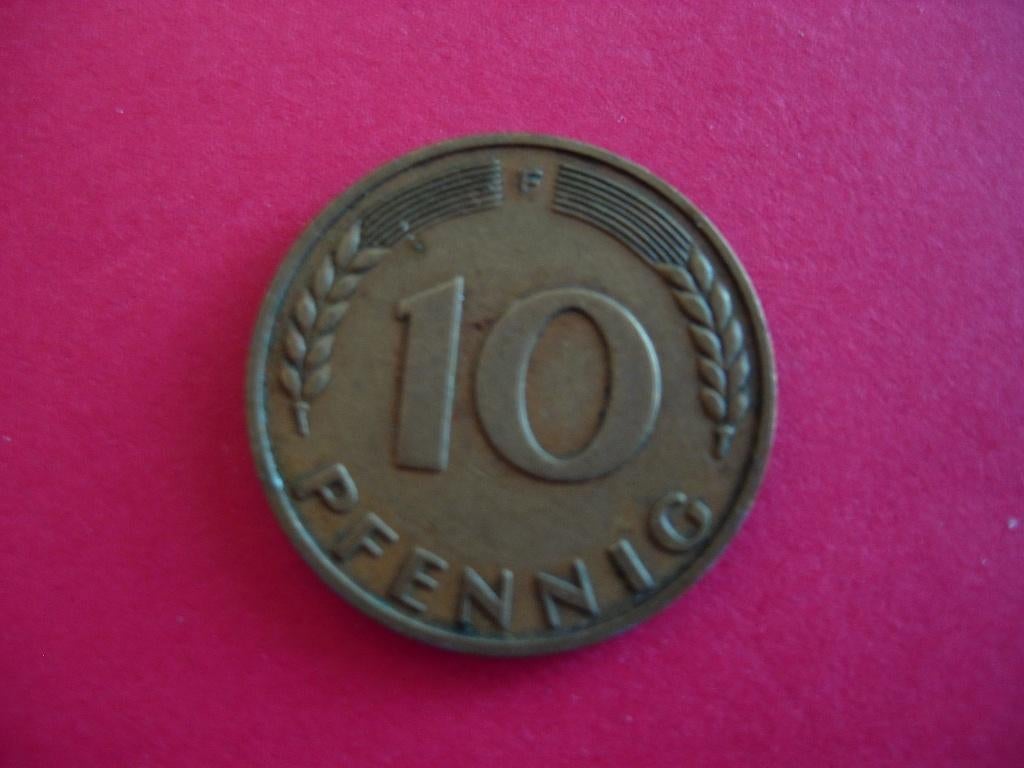 Duitsland 10 pfennig 1949 (F), Verzenden, Duitsland, Losse munt