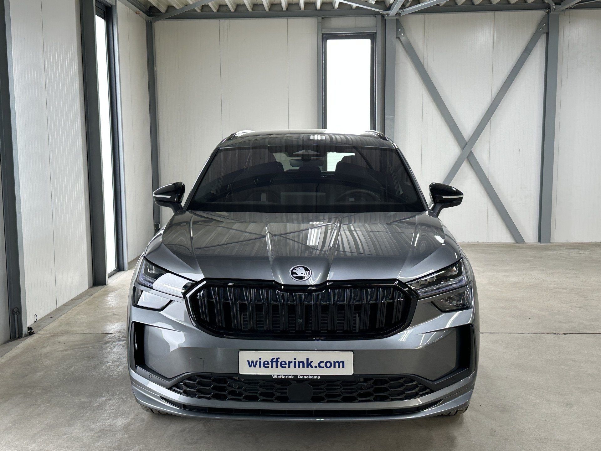 Skoda Kodiaq 1.5 TSI PHEV Sportline | Trekhaak | Canton | Co, Auto's, Zwart, 4 cilinders, Bedrijf, 1813 kg