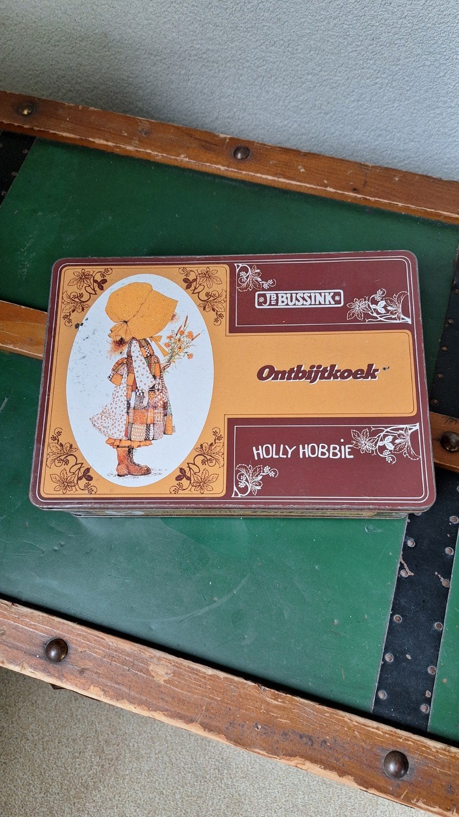 Ontbijtkoek blik Holly Hobbie, Verzamelen, Blikken, Ophalen of Verzenden, Gebruikt, Overige